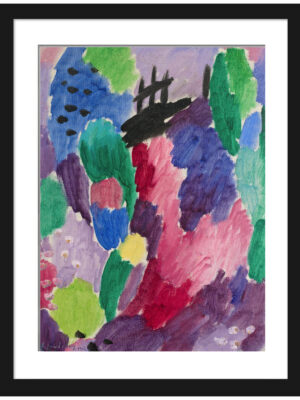 Reproduction of Alexej von Jawlensky's Red Path, St. Prex, 1915
