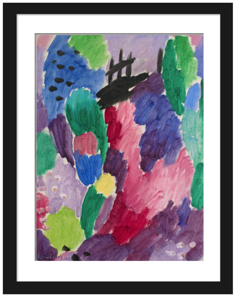 Reproduction of Alexej von Jawlensky's Red Path, St. Prex, 1915