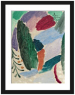 Jawlensky's "Frosty Day" 1915 painting reproduction.