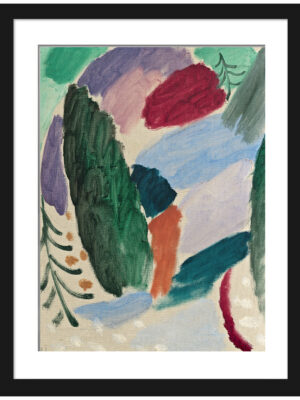 Jawlensky's "Frosty Day" 1915 painting reproduction.