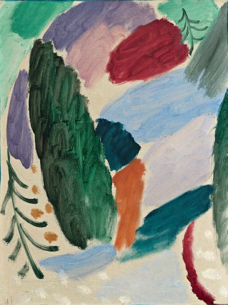 Jawlensky's "Frosty Day" 1915 painting reproduction.