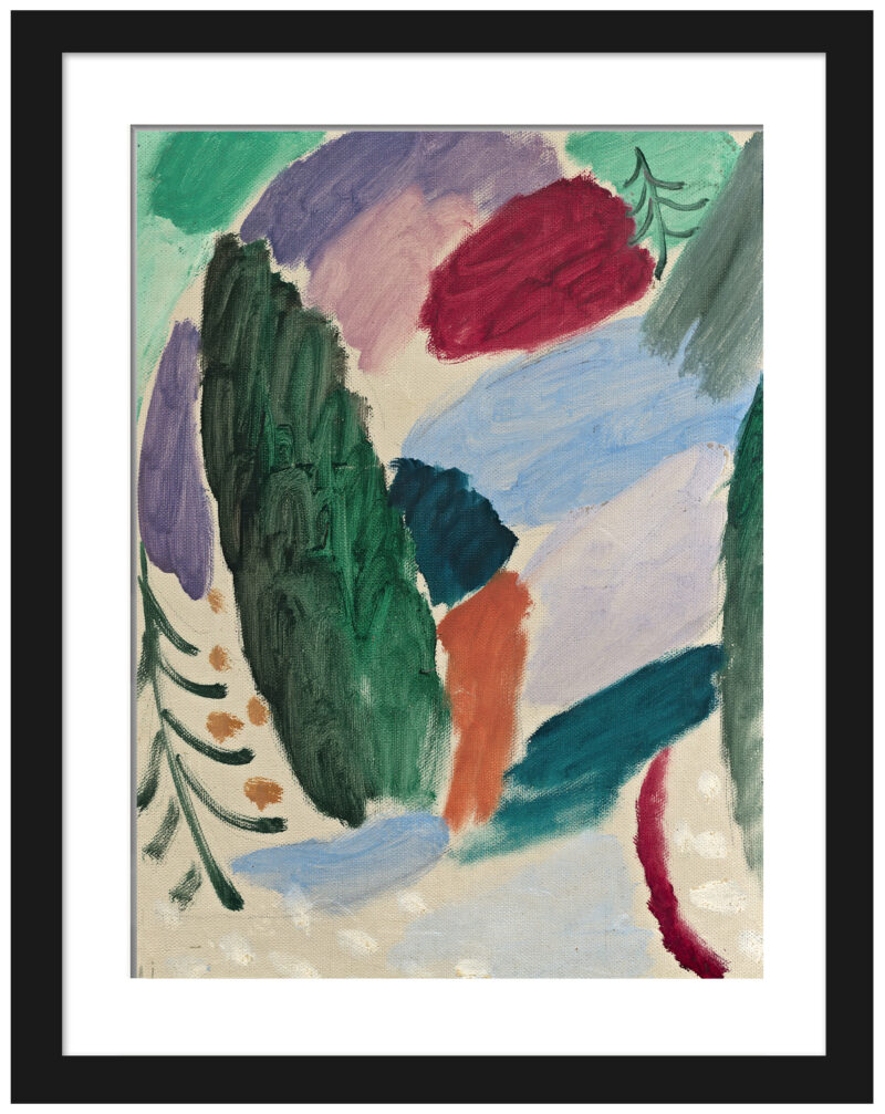 Jawlensky's "Frosty Day" 1915 painting reproduction.