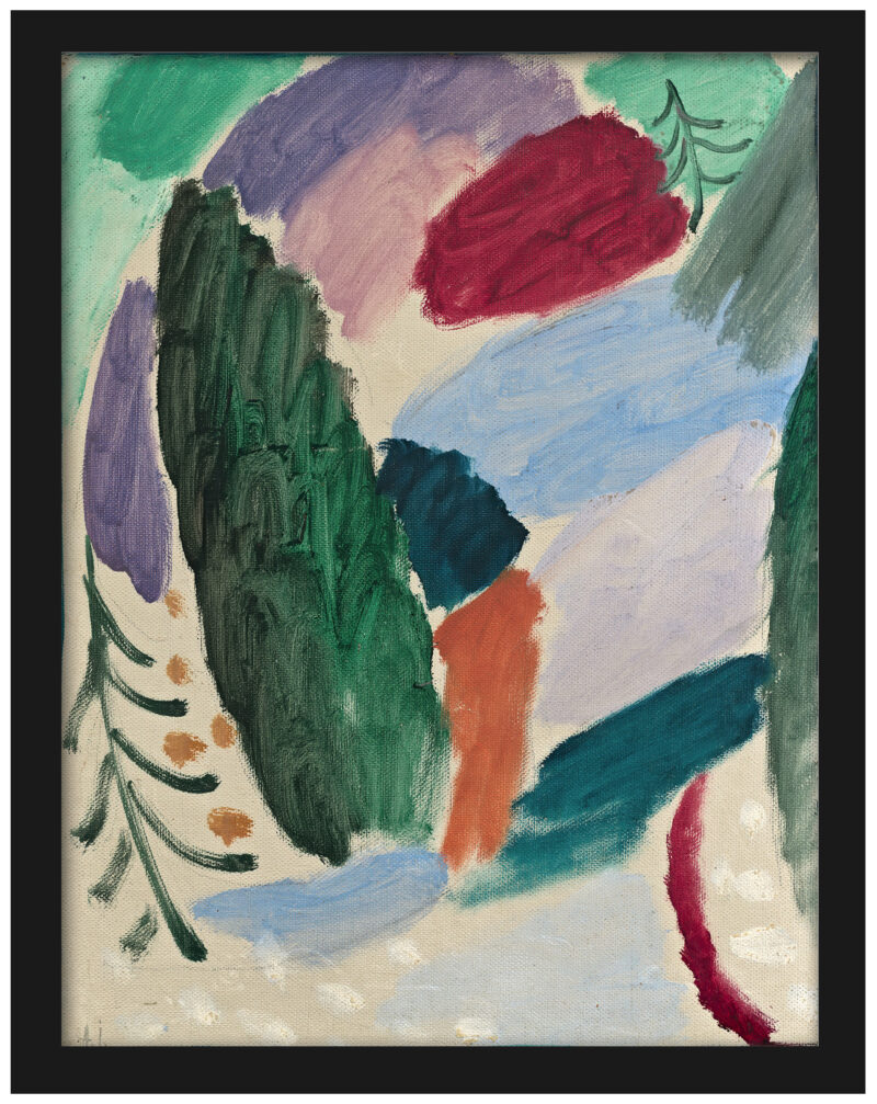 Jawlensky's "Frosty Day" 1915 painting reproduction.