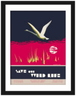 1935 vintage Dorothy Waugh wildlife conservation poster.