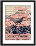 1938 Grand Canyon National Park vintage poster