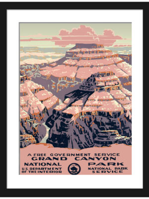 1938 Grand Canyon National Park vintage poster