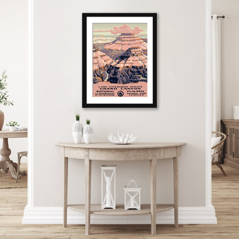 1938 Grand Canyon National Park vintage poster