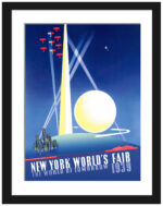 Reproduction poster of the 1939 New York World’s Fair by Joseph Binder.
