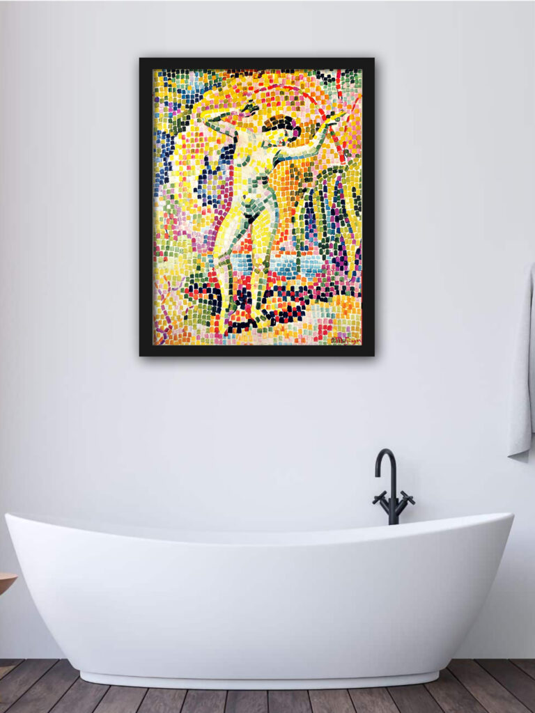 Jean Metzinger's 1906 "The Dance of Bacchante" art reproduction.