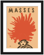 1916 Masses magazine cover featuring stylish woman illustration