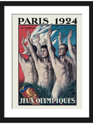 Reproduction of JEAN DROIT's 1924 Paris Olympic Games poster.