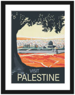 Vintage Palestine Travel Poster Art