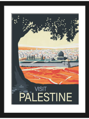 Vintage Palestine Travel Poster Art