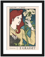 1894 Art Nouveau Exhibition Vintage Print Reproduction