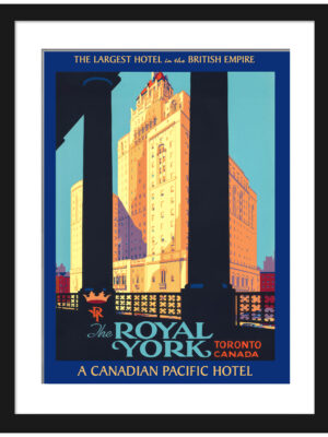 Vintage 1946 Royal York Toronto Poster by Norman Fraser