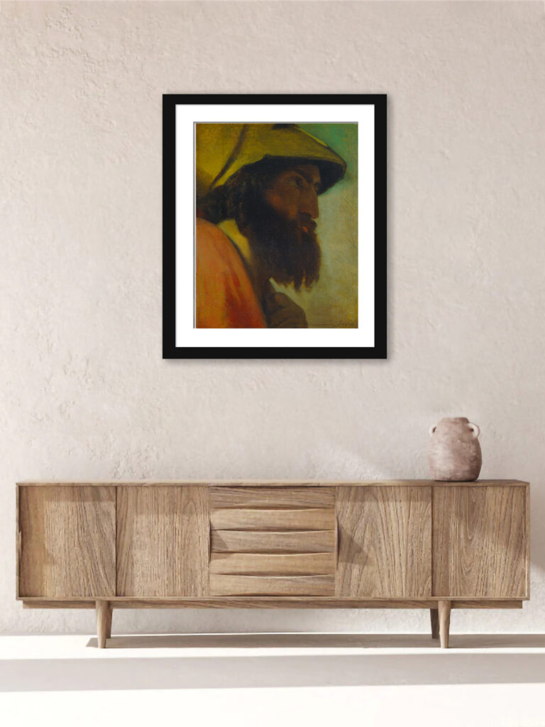 Ulysses" by Ingres, 1827 painting reproduction.