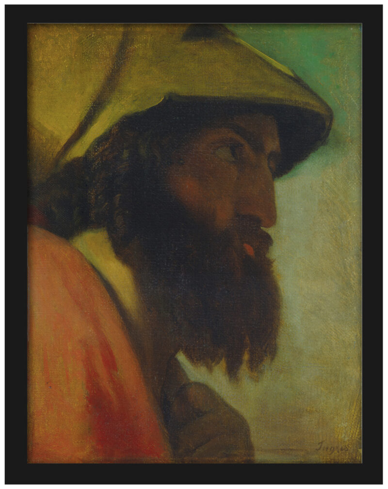 Ulysses" by Ingres, 1827 painting reproduction.