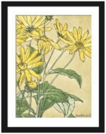 Hannah Borger Overbeck's 1915 "Sunflowers" print reproduction.