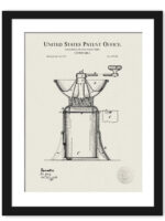 1873 Lui Schulz Coffee Mill Patent Art