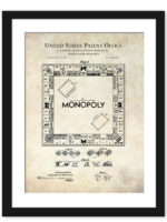 1931 Monopoly game patent illustration