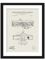 1906 Wright Brothers patent print