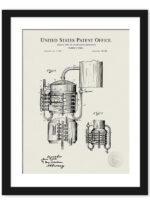 1909 J. Jett whiskey still patent illustration.