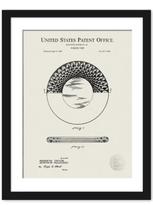 1948 Kenneth Tator Poker Chip Patent Print