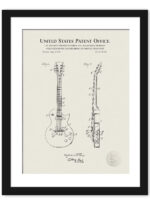 1955 Gibson Les Paul Guitar Patent Illustration