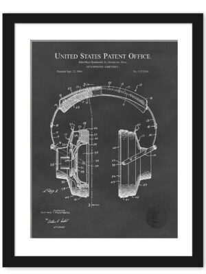 1966 Headphone Assembly Patent Illustration