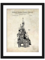 1994 Amusement Castle patent print in color