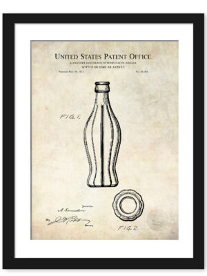 1915 Coca-Cola Bottle Patent Art Print