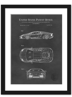 2012 Lamborghini Aventador Patent Illustration