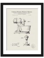 1935 Kitchen Aid Mixer Patent Print