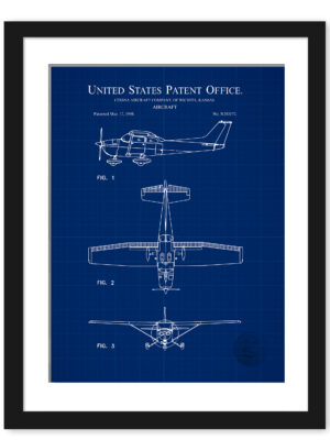 1998 Cessna 172 patent print