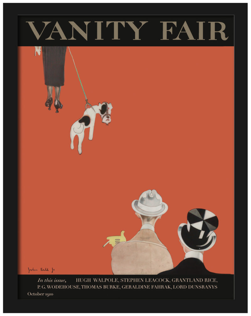 1910 Vanity Fair Dog Walking Cover