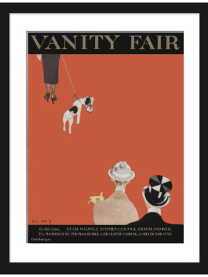 1910 Vanity Fair Dog Walking Cover