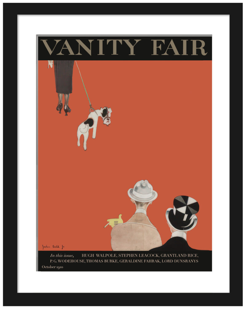 1910 Vanity Fair Dog Walking Cover
