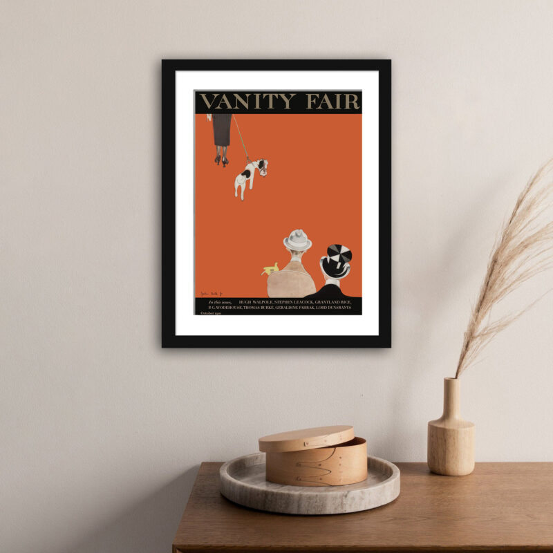 1910 Vanity Fair Dog Walking Cover