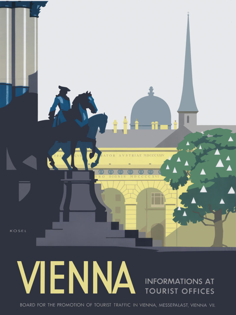 Hermann Kosel Vienna Print of Josef's Square