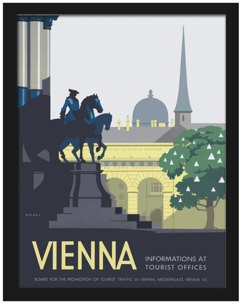Hermann Kosel Vienna Print of Josef's Square