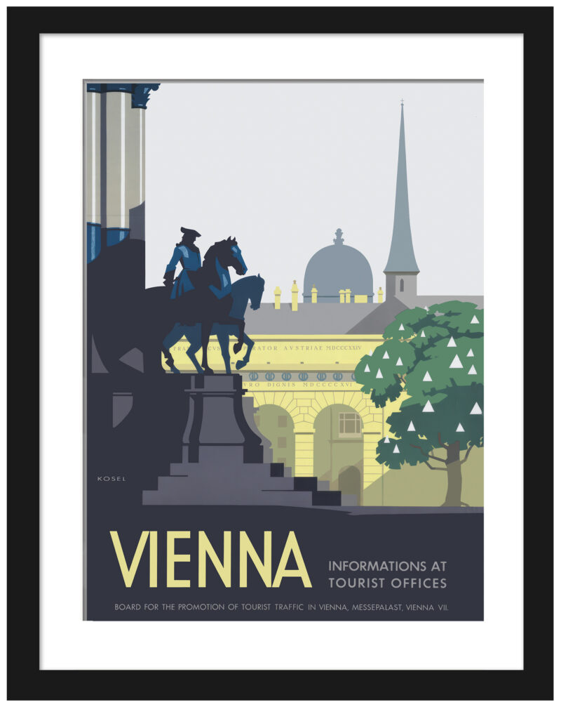 Hermann Kosel Vienna Print of Josef's Square