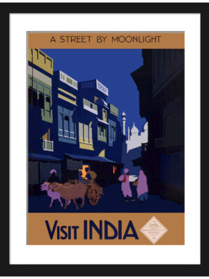 Vintage India Travel Poster by H.G. Gawthorn