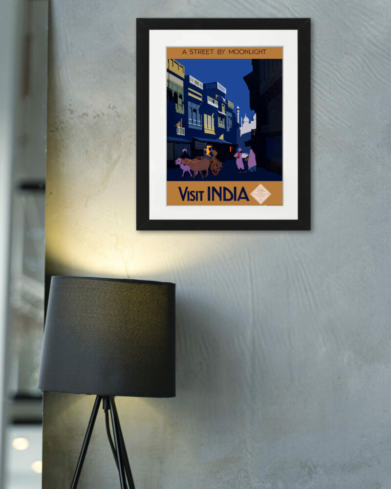 Vintage India Travel Poster by H.G. Gawthorn