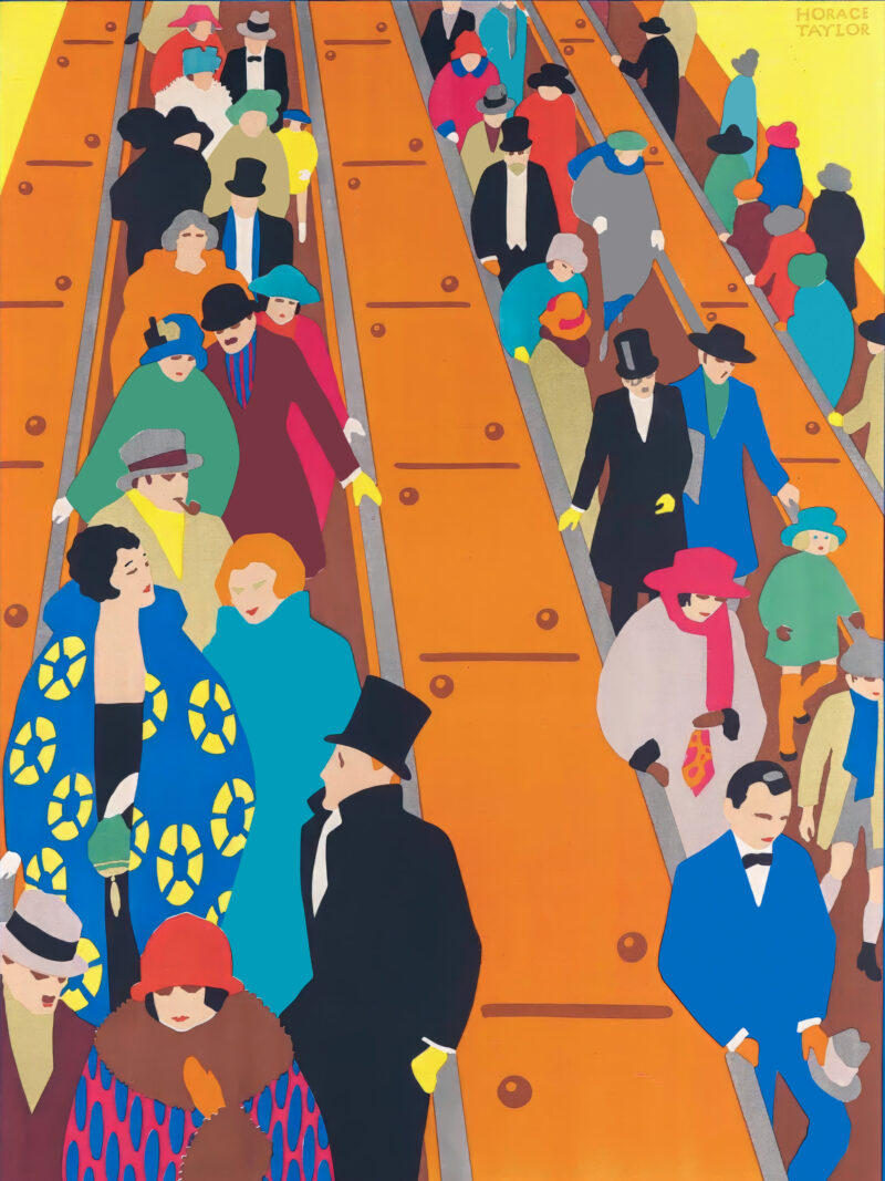1926 Vintage London Underground Poster Set by Horace Taylor