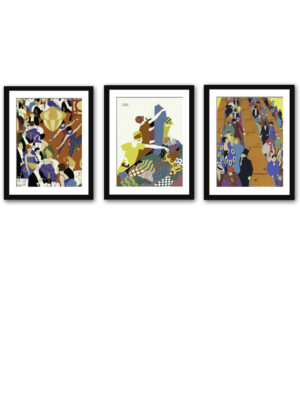 1926 Vintage London Underground Poster Set by Horace Taylor