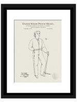 1873 Levi Strauss Pants Patent Illustration
