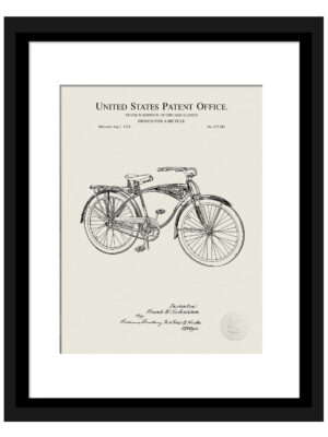 1939 Schwinn Bicycle Patent Illustration