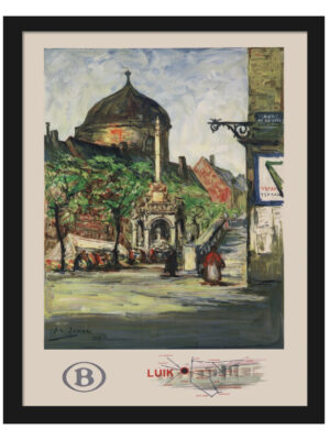 1939 Liège Belgium Travel Poster by Armand Jamar