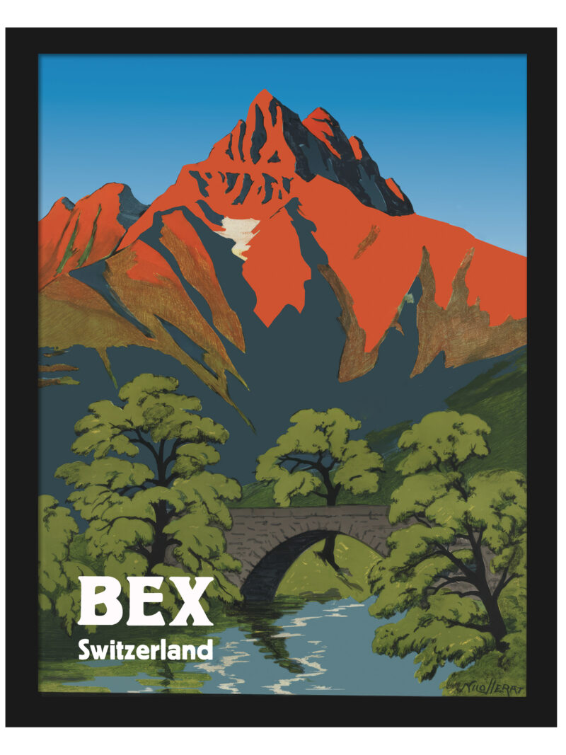 1930 Bex Switzerland Travel Poster by Aimé-Félix Nicollerat