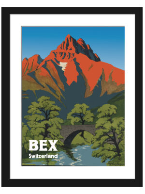 1930 Bex Switzerland Travel Poster by Aimé-Félix Nicollerat